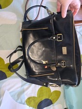 catwalk bag black with gold