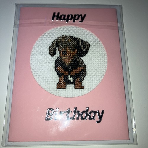 Birthday card dachshund - card,