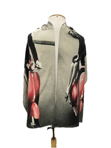 H79 italy scooter print - print, scarf
