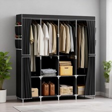 Fabric Canvas Wardrobe with