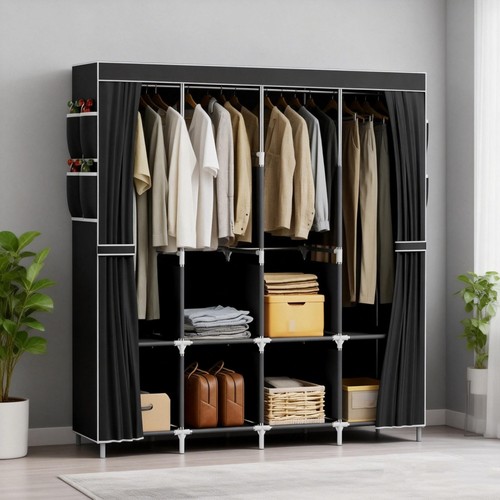 Fabric canvas wardrobe - fabric,
