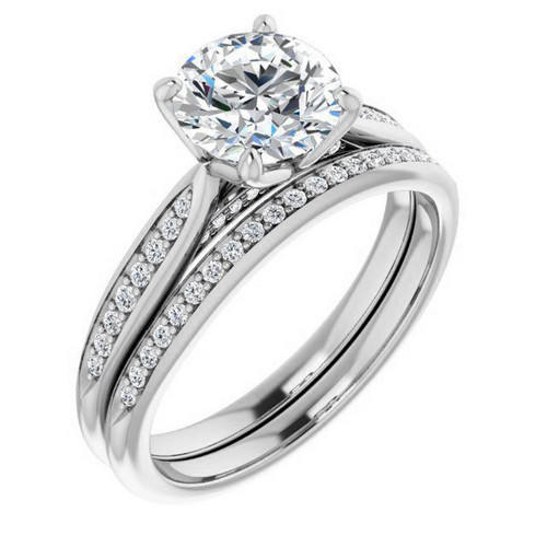 14k white gold - gold, bridal