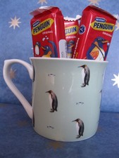 Penguins & Fish Coffee Mug &
