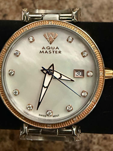 Aqua master women two tone - aqua, two-tone
