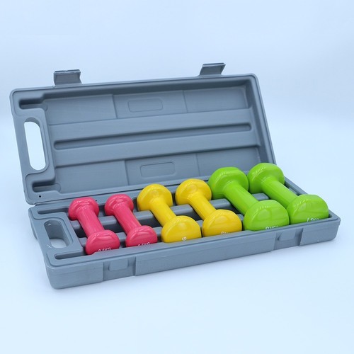 6kg neoprene hex dumbbell - dumbbell, hand