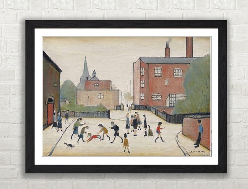 Lowry children playing - lowry,