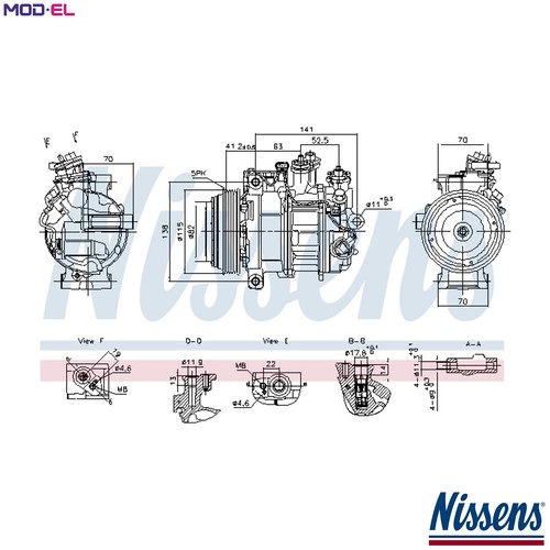 Compressor air conditioning - compressor,