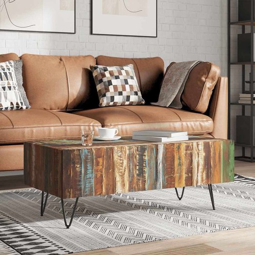 Coffee table solid reclaimed - coffee,