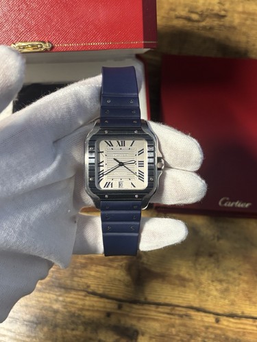 Cartier santos large blue - santos,