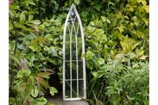 RUSTIC ARCHED MIRROR ANTIQUE STYLE INDOOR OUTDOOR MIRROR GOTHIC GARDEN MIRROR
