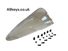 Yamaha Yzf R 125 2008-2018 Double Bubble Screen Clear With Fitting Bolts