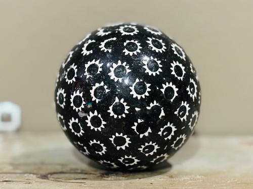 Black victorian carpet ball - victorian,