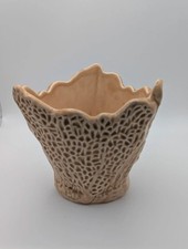 Sylvac coral range plant pot - sylvac,