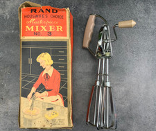 Vintage RAND No3 Rotary Hand Mixer 1960’s Boxed ?️