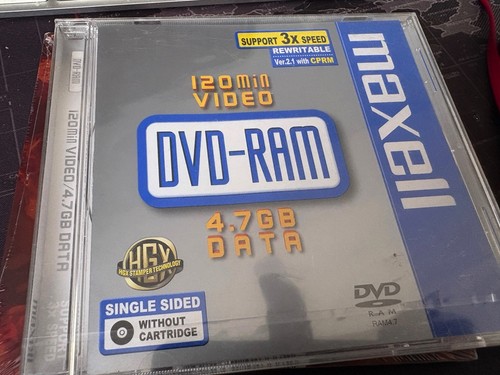 Maxell dvd ram 7gb - dvd-ram, data