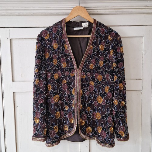Frank usher beaded - usher, silk