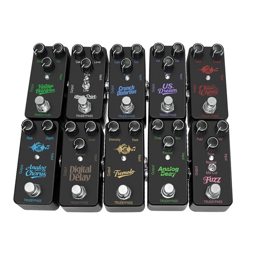 Electric guitar effects - guitar, pedals