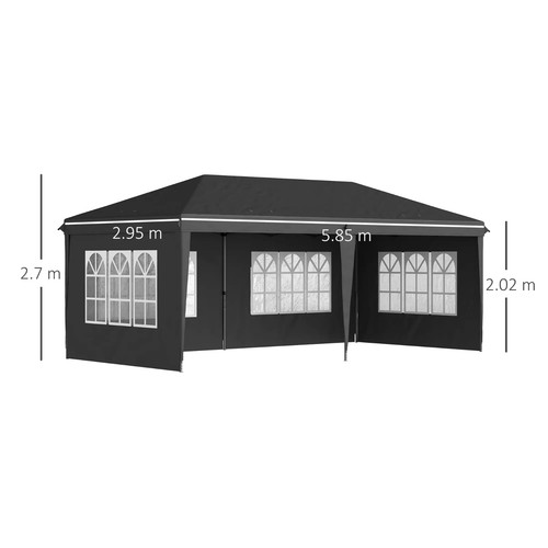 Large pop gazebo - up, outdoor