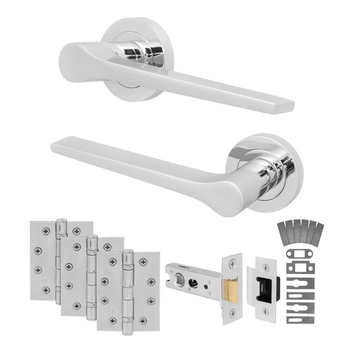 Chrome internal door handle - chrome,