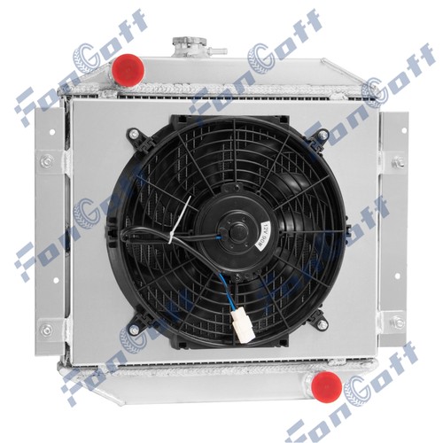 Row aluminum radiator - radiator, shroud