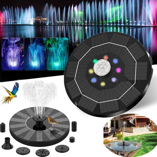 Solar powered fountain water - powered,