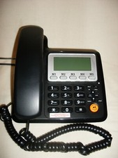 BINATONE CONCEPT 3505 PHONE WITH POWER ADAPTER AND PHONE LEAD