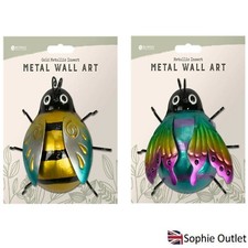 Metallic Insect Metal Wall Art