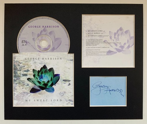 George harrison signed - george,