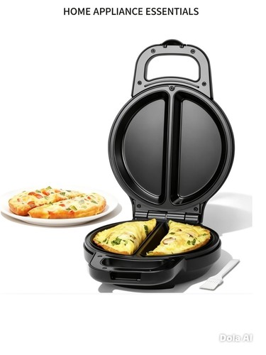 Dual omelette maker electric - omelette,