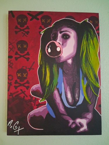 Big pop art 24x16 oil - big,