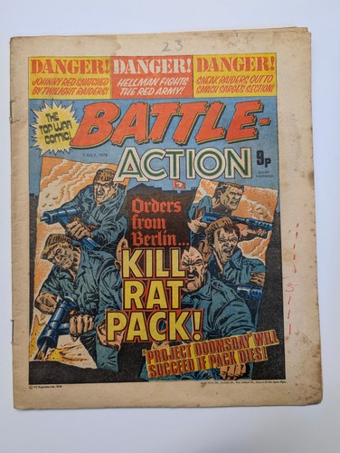Battle action comic - battle,