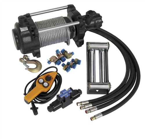 Hydraulic winch 9000lb vehicle - hydraulic,