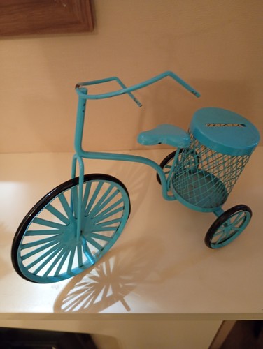 Vintage tricycle money bank - vintage,
