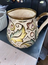 Wade Heath Gothic Vase Multicolored Ceramic Floral Design