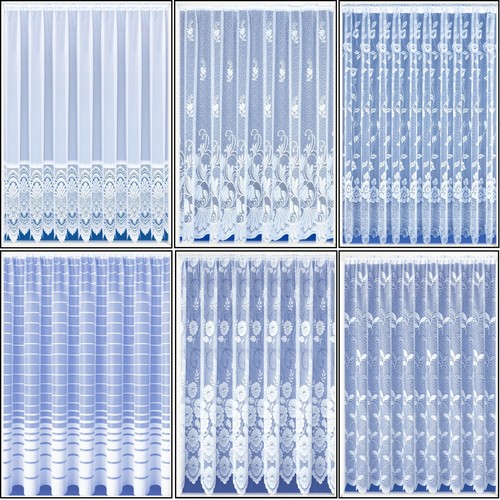 Short drop net curtains - net,