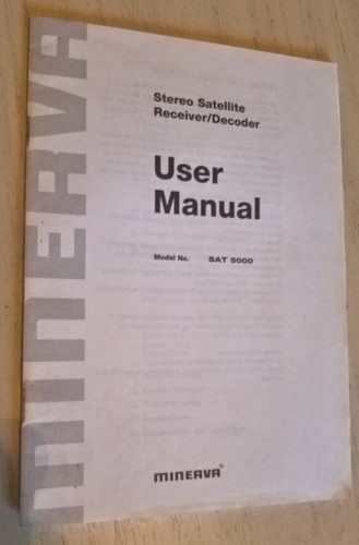 Minerva sat5000 sat 5000 - minerva,