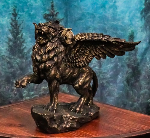 Faux bronze greek guardian - bronze,