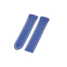 20mm Blue Rubber Watch Strap