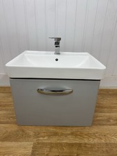 Tavistock Compass 600mm Wide Vanity Unit Bathroom Utility Wall Mounted Hung