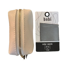 BOBI Dark Grey Wavy Bobby Pins