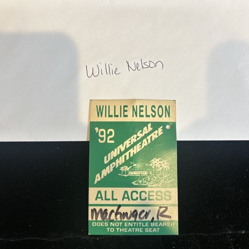 Willie nelson concert ticket - willie,