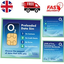 Preloaded O2 Data SIM with