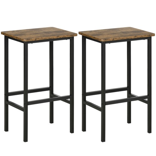 Homcom industrial bar stools - homcom,