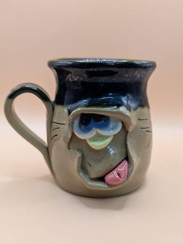Vintage ugly face - vintage, mug