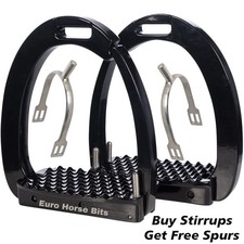 Quick Release Safety Stirrups Durable Iron Aluminium Western Horse Stirrup 4.75"