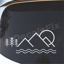 Mountains simple motorhome - mountains,