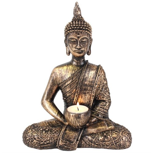 Large buddha tealight holder - large,