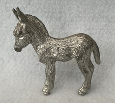 Miniature Pewter Donkey