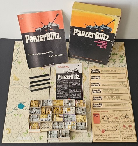 Vtg panzer blitz avalon hill - vtg,