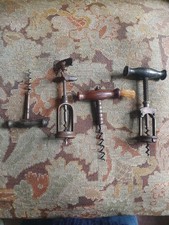 Antique Corkscews Wine Brewery Pub Vintage Bar Interest Curio